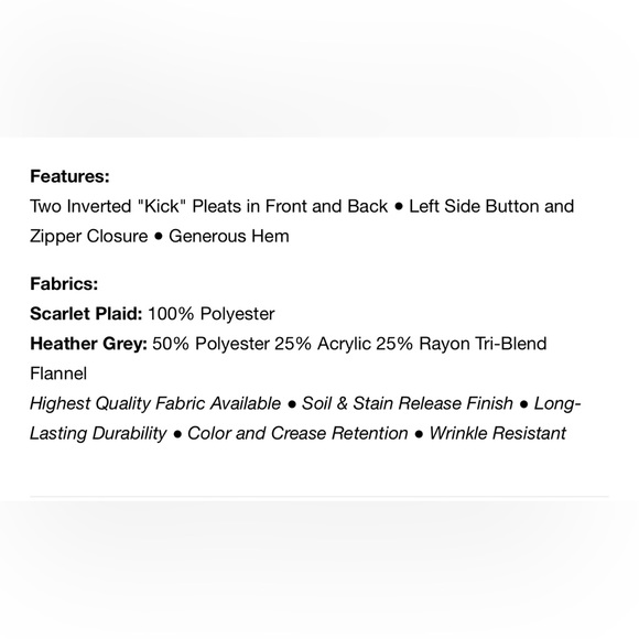 Vicki Marsha Uniform Plaid Skirt - Picture 3 of 3